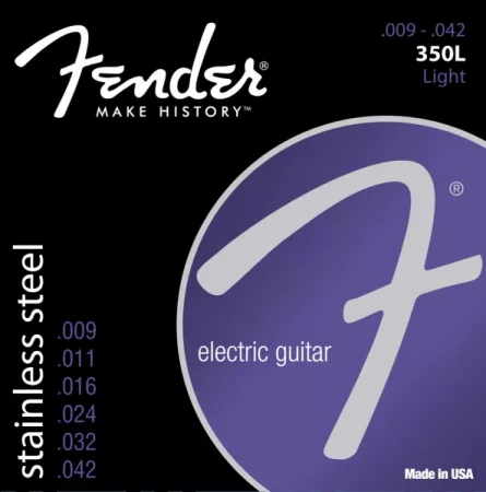 Corzi chitara electrica Fender 350L Stainless Steel Ball End 9-42, [],guitarshop.ro