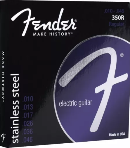 Corzi chitara electrica Fender 350R Stainless Steel Ball End 10-46, [],guitarshop.ro
