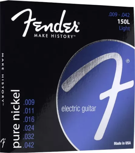 Corzi chitara electrica Fender Original 150L Pure Nickel Ball End 9-42, [],guitarshop.ro