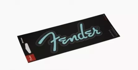Sticker Fender Logo (Culori Fender: Turquoise Glitter), [],guitarshop.ro