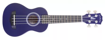 Ukulele Arrow PB10 BL Soprano Blue Top, [],guitarshop.ro