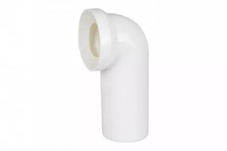 Racord WC rigid/fix CR - Eurociere cu cot  la 90°, lungime 229 mm, iesire Ø110