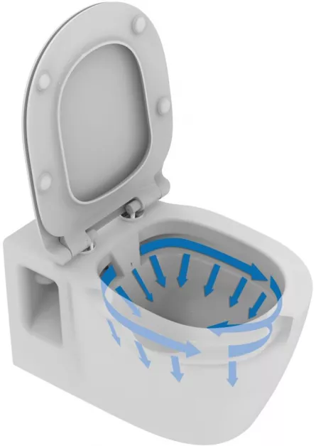 Vas WC Suspendat Ideal Standard Connect Rimless, [],onlinedepozit.ro