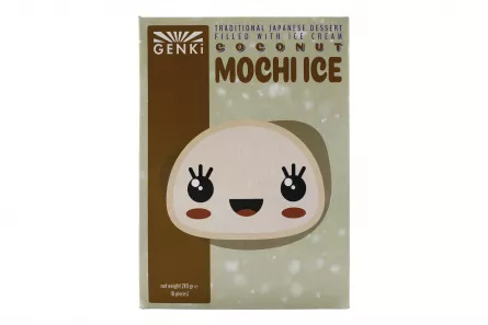 Mochi cu Inghetata 210 gr Genki, Coconut, [],expertfoods.ro