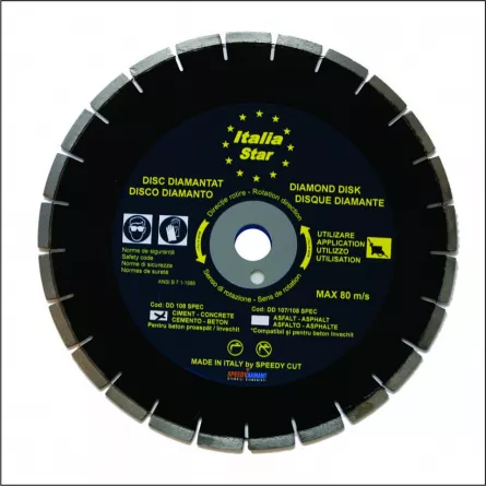 Bisonte Disc diamantat pentru caramida, 400 mm