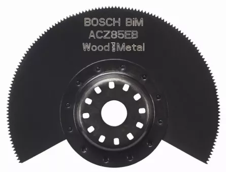 Bosch ACZ 85 EB Panza de ferastrau BIM segmentata, Wood and Metal,  D 85 mm