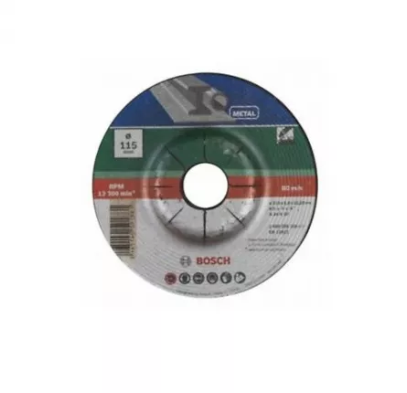 Bosch Disc de degrosare, cu degajare, pentru metal, 115 x 6.0 x 22.23 mm