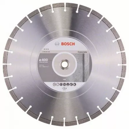 Bosch Disc diamantat pentru beton, Best for Concrete, 400 - 20/25.4 mm