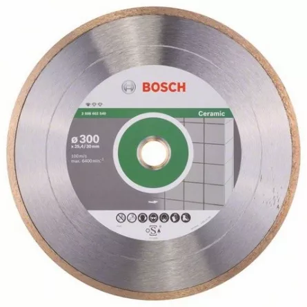 Bosch Disc diamantat pentru placi ceramice, Standard for Ceramics, 300 x 30/25.4 mm