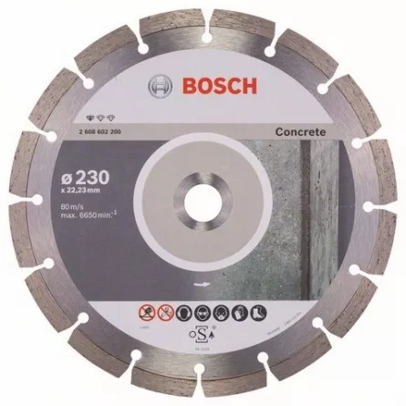 Bosch Disc diamantat pentru taiat beton, Standard for Concrete, 230 mm