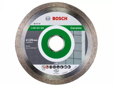 Bosch Disc diamantat pentru taiat placi ceramice, Standard for Ceramic, 125 mm