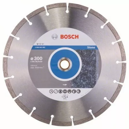 Bosch Disc diamantat, Professional for Stone, 300 - 20/25.4 mm