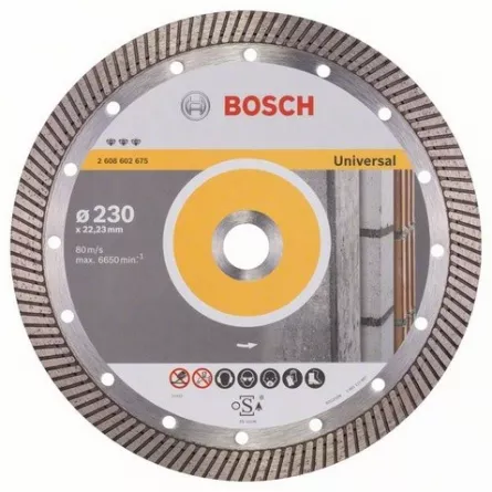 Bosch Disc diamantat taiere universala, Best for Universal Turbo, 230 mm