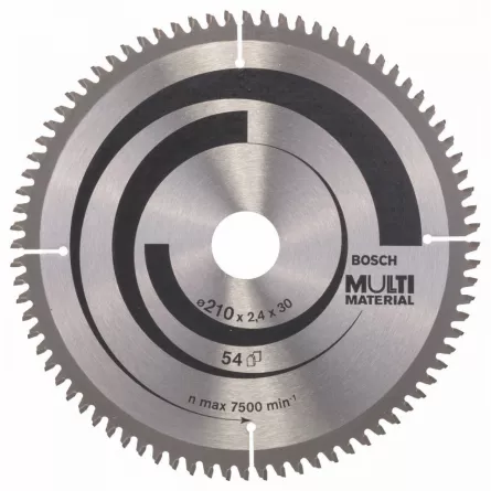 Bosch Panza de ferastrau circular Multi Material, 210 x 30 mm, 80 dinti