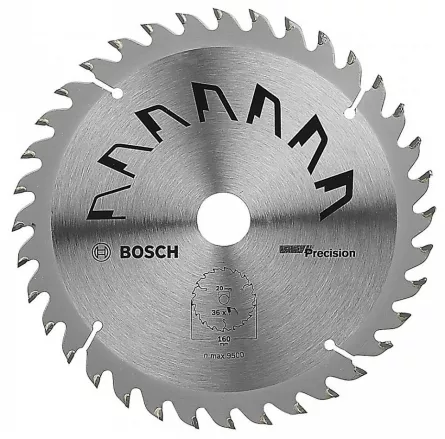 Bosch Panza de ferastrau circular Precision, 160 x 20/16 mm, 36 dinti
