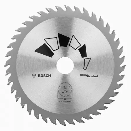 Bosch Panza de ferastrau circular STANDARD, 160 x 20/16 mm, 40 dinti
