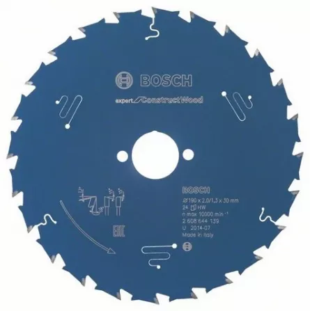 Bosch panza ferastrau circular expert for ConstructWood 190x30x2/1.3x24 T