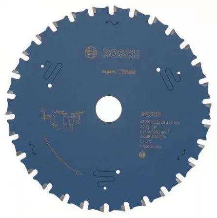 Bosch panza ferastrau circular Expert for Steel 160x20x2/1.6x30 T