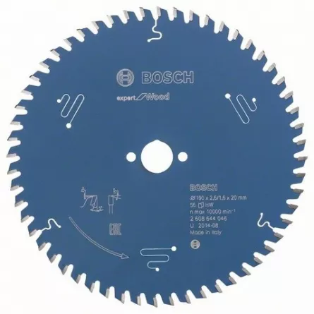Bosch panza ferastrau circular expert for Wood 190x20x2.6/1.6x56 T