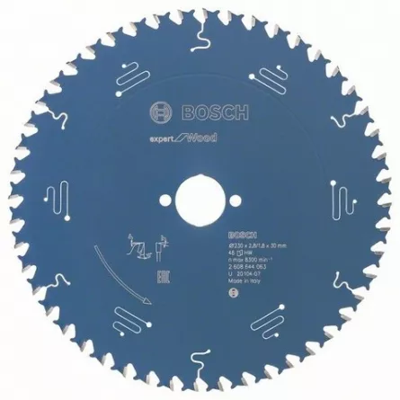 Bosch panza ferastrau circular expert for Wood 230x30x2.8/1.8x48 T