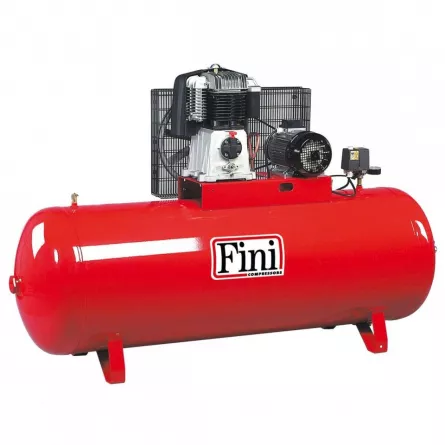 Compresor de aer, 500 L, FINI BK119-500F-7.5, cu piston, 400 V, 840 l/min, 10 bar