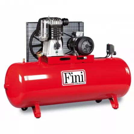 Compresor de aer,  500 L, FINI BK120-500F-10, cu piston, 400 V, 1080 l/min, 10 bar