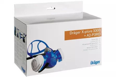 Drager X-PLORE 3300 Set vopsitor + 2 filtre A2P3 RD