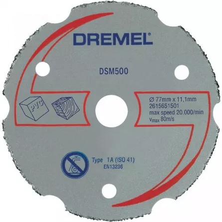 Dremel DSM500 Disc de taiere multifunctional cu carbura