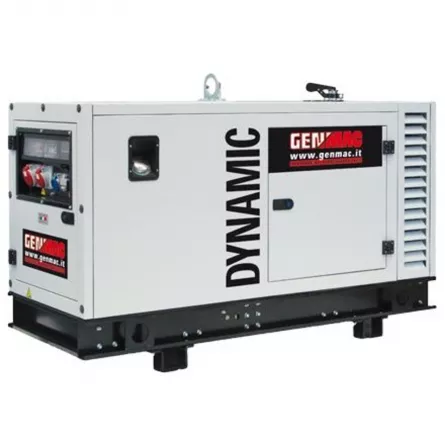 GENMAC Dynamic G21KSM-E Generator de curent insonorizat stationar, Seria Construction, 16.8 kW