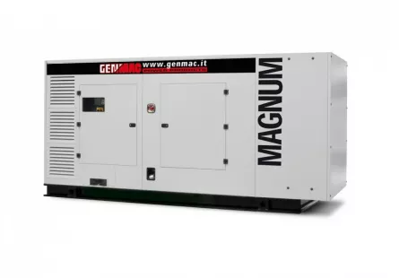 GENMAC Magnum G350ISA Generator de curent insonorizat stationar, Seria Industrial, 385 KVA