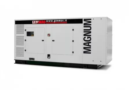 GENMAC Magnum G500PSA Generator de curent insonorizat stationar, Seria Industrial, 550 KVA