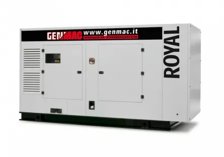 GENMAC Royal G180DSA Generator de curent insonorizat stationar, Seria Industrial, 200 KVA