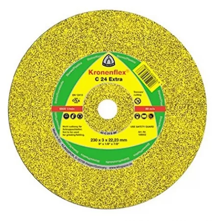 KLINGSPOR Disc de debitare, C 24 Extra, 115 x 2.5 x 22.23 mm