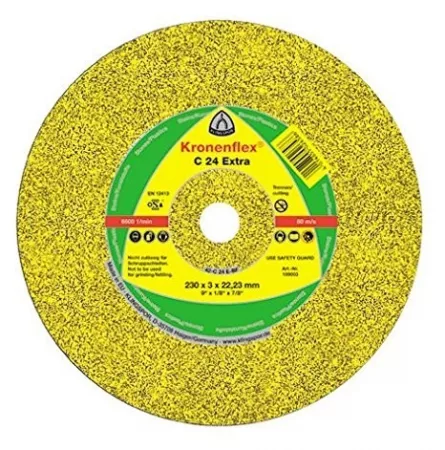 KLINGSPOR Disc de debitare, C 24 Extra, 125 x 2.5 x 22.23 mm