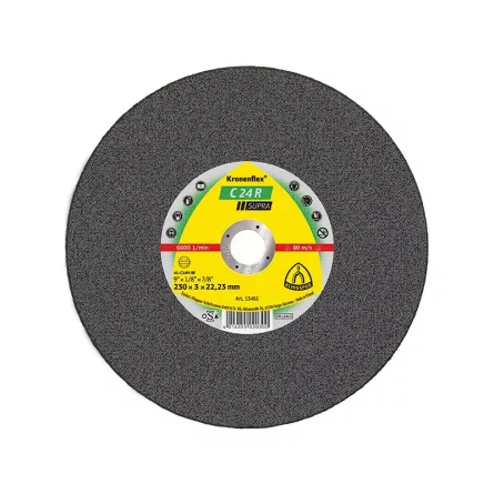 KLINGSPOR Disc de debitare, C 24 R Supra, 115 x 2.5 x 22.23 mm