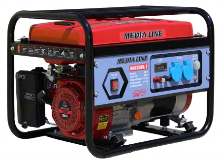 Media Line MLG3500E/2 Generator monofazat, 3.0 KVA, pornire electrica