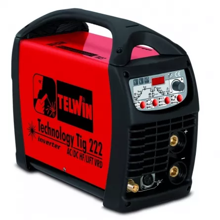 Telwin 816033 TECHNOLOGY TIG 222 AC/DC-HF/LIFT Invertor de sudura TIG,5-200A, 230V