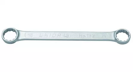 UNIOR 182/2A Cheie inelara dubla dreapta cu capete drepte, 10 x 11 mm