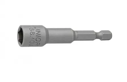 UNIOR 188.10A Capat cheie tubulara, cu magnet si prindere hexagonala 1/4" pentru masina, 10 mm