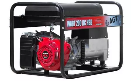WAGT 200 DC HSB R26 Generator pentru sudare, rezervor XXL 26 L, motor HONDA GX390, 4.0 KVA