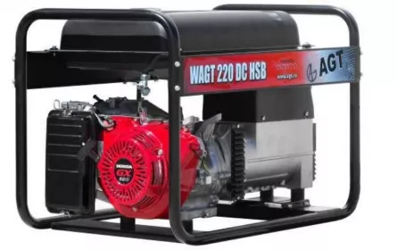 WAGT 220 DC HSBE Generator trifazat pentru sudare, rezervor XXL 26 L, motor HONDA GX390, 6.5 KVA