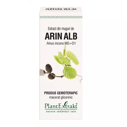  Extract din muguri de Arin Alb, 50 ml, Plant Extrakt