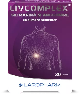 LivComplex cu Silimarina si Anghinare, 30 cps, Laropharm
