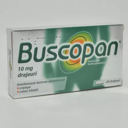 Buscopan 10 mg 20 drajeuri