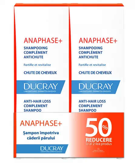 DUCRAY ANAPHASE SAMPON  200ml 1+1 50%REDUCERE