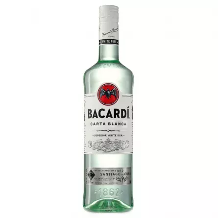 BACARDI CARTA BLANCA 0.7 L 37.5%, [],beicevreipro.ro