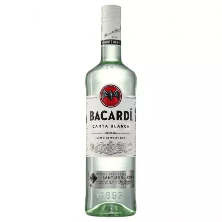 BACARDI CARTA BLANCA 1 L 37.5%, [],https:beicevreipro.ro