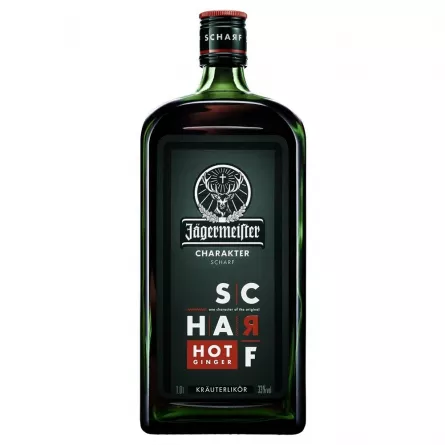 JAGERMEISTER SCHARF 1L 33%, [],https:beicevreipro.ro