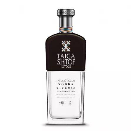 TAIGA SHTOF RUSSIAN VODKA 1L 40%, [],beicevreipro.ro