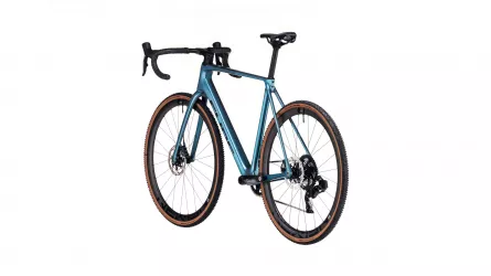 BICICLETA CUBE CROSS RACE C:68X SLT PRIZMBLUE CARBON 2023 61 CM